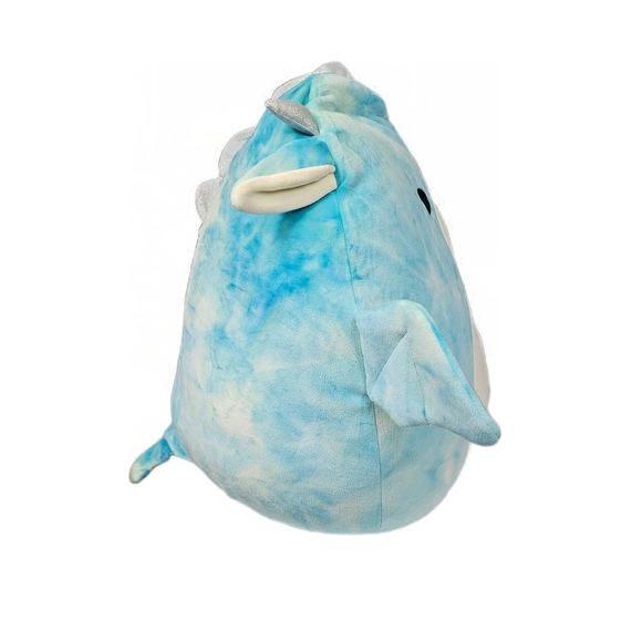 Squismallows Blue and White Dragon Keith Plush Toy - Picture 5 of 14